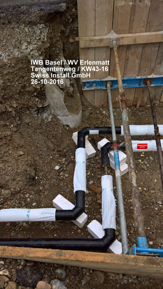 FW-Rohrleitungsbau. Hausinterne Anschlüsse.